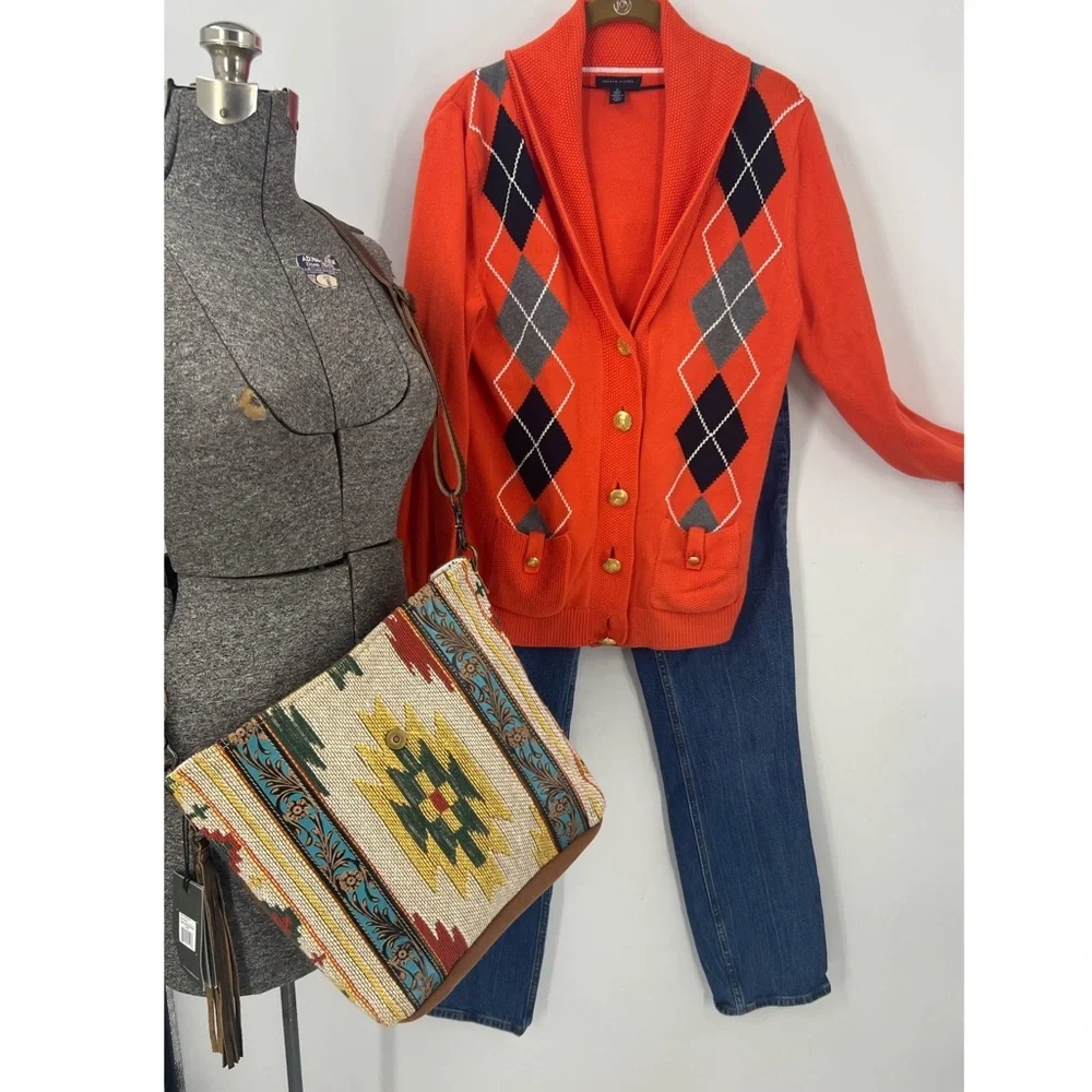 Myra Bag Beaming & Bright Hand-Tooled Bag aztec embroidered Crossbody bag